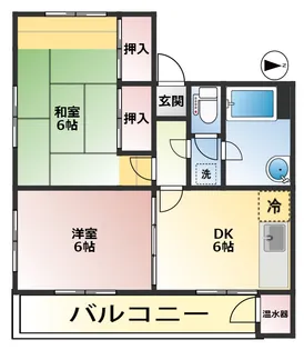 初崎マンション【2階】の間取り