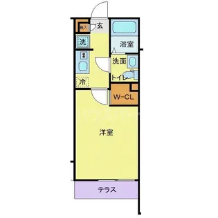 千葉県松戸市岩瀬【マンション】の間取り