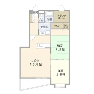 エア・フォレスト【2階】の間取り