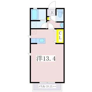 鹿児島県鹿児島市桜ヶ丘2【アパート】の間取り