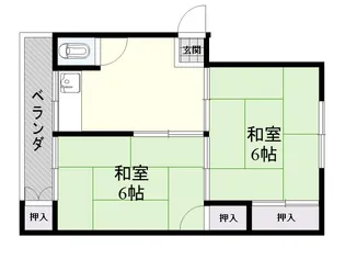 安部信ビル【3階】の間取り
