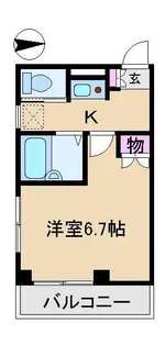 東京都北区王子5【マンション】の間取り