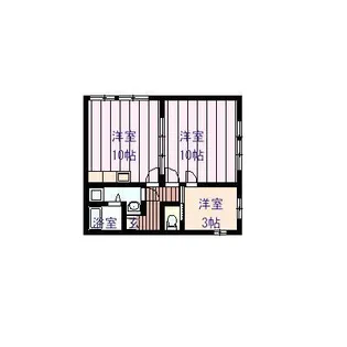 島根県大田市大田町大田【アパート】の間取り