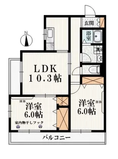 ひまわり小路【2階】の間取り