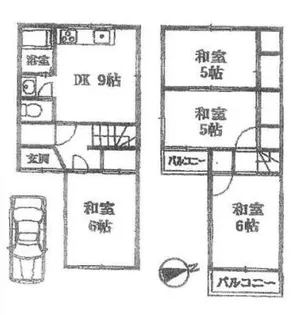 大阪府枚方市池之宮2【一戸建】の間取り