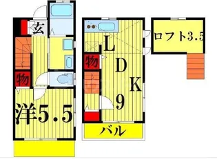 レアマハロ舎人の間取り
