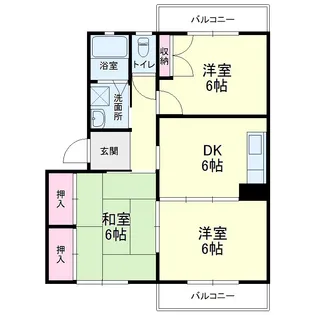 3DKの間取り画像