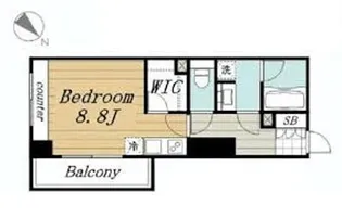 東京都港区白金2【マンション】の間取り