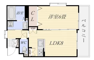 アヴェニュー武町【4階】の間取り