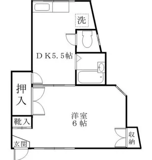 高野荘【1階】の間取り