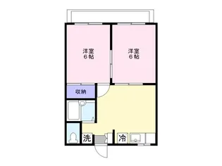 オパス原木【1階】の間取り