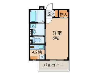 メゾンド銀乃杜【1階】の間取り