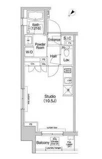 コンフォリア東池袋EAST【8階】の間取り