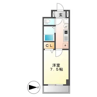 セントラルハイツ明野【6階】の間取り