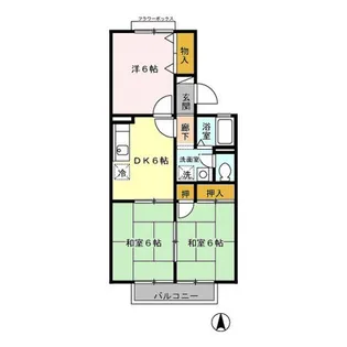 熊本県熊本市南区刈草3【アパート】の間取り