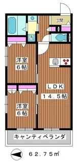 EL CIELO(エル・シエロ)【2階】の間取り