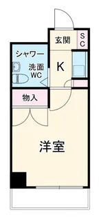 フレクション海老名国分【3階】の間取り