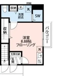 キャビン 3【1階】の間取り