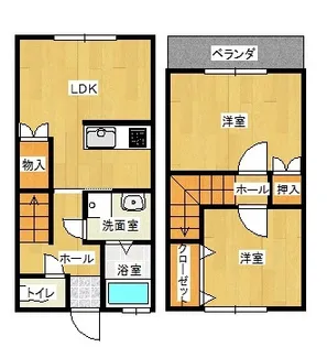 ハッピーガーデン若葉の間取り