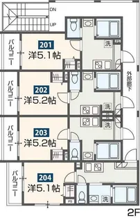 MELDIA新小岩IV【2階】の間取り