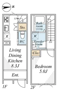 MOK-TERRACE我孫子【1階】の間取り