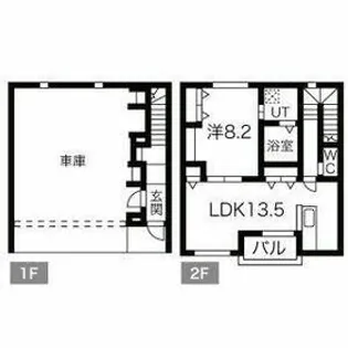 Tiercel A棟【1階】の間取り