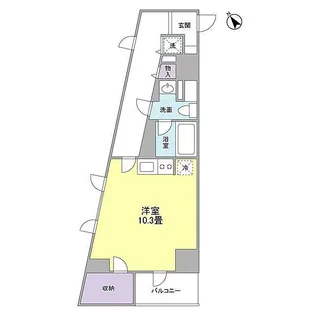 東京都渋谷区円山町【マンション】の間取り