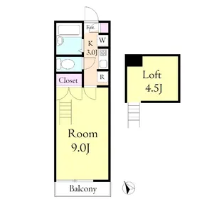 ルミエール【2階】の間取り