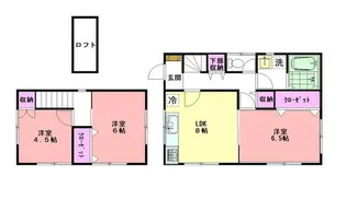 神奈川県横浜市青葉区千草台【一戸建】の間取り