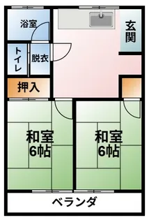 千葉県大網白里市大網【アパート】の間取り
