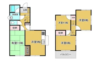 千葉県船橋市大穴北8【一戸建】の間取り