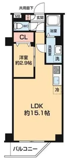 ARCOBALENO DAISHIMAE【3階】の間取り