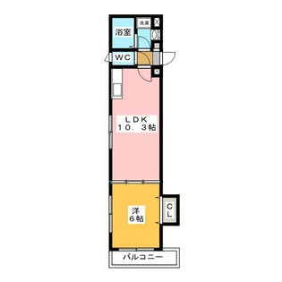 リバーシティ清澄白河【2階】の間取り