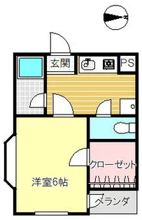 埼玉県越谷市蒲生寿町【マンション】の間取り