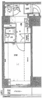 アクティブミレニアム中延【4階】の間取り