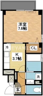 エスペランサ本原【2階】の間取り