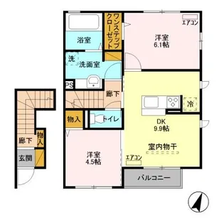 ル・マロン【2階】の間取り