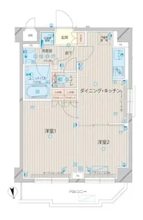 ルーブル上板橋【1階】の間取り