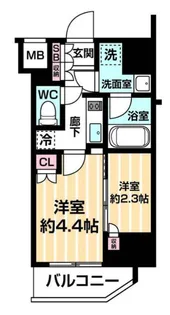 ARCOBALENO MINAMISENJU【4階】の間取り