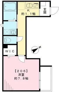 東京都大田区羽田5【マンション】の間取り