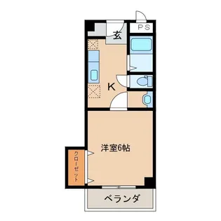 メゾンミハラ【1階】の間取り