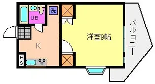 福島県郡山市開成2【アパート】の間取り