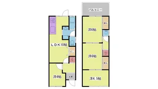 兵庫県神戸市北区鈴蘭台東町5【一戸建】の間取り