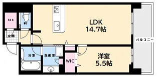 シャーメゾンステージ中央通り【2階】の間取り