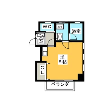 バガテル錦糸町【2階】の間取り
