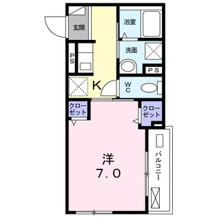 パークハイム常盤台【2階】の間取り