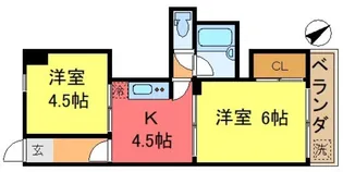 玉木マンション【5階】の間取り