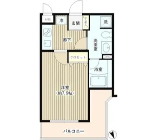 ジーリョ自由が丘【3階】の間取り