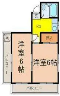 カスティージョ【2階】の間取り