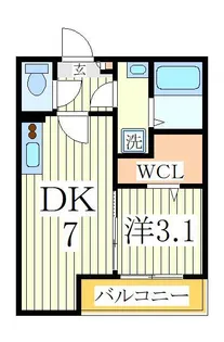 SK南流山【2階】の間取り